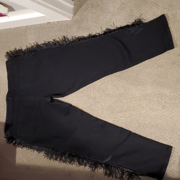 JEANS Sweet Look Black Label FRINGE jeans sz 20 NEW - Picture 2 of 13